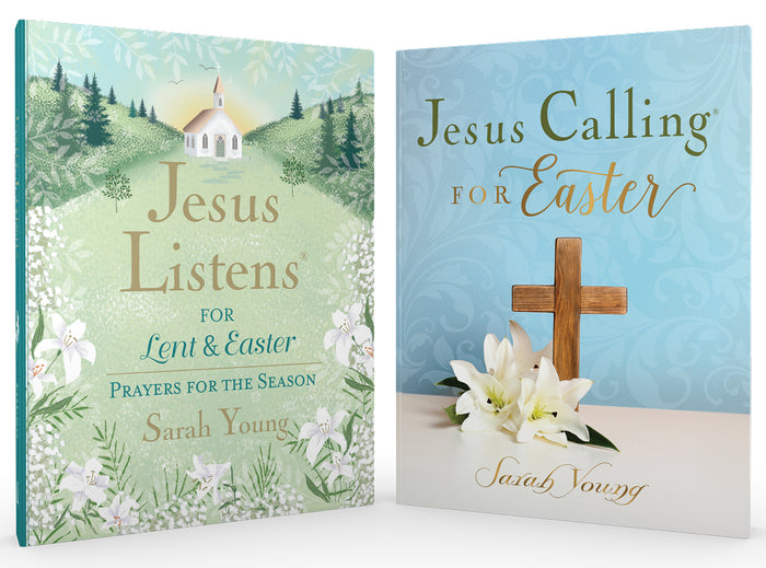 Jesus Listens for Lent & Easter + Jesus Calling for Easter Combo Pack Bundle