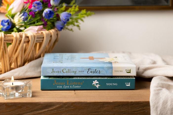 Jesus Listens for Lent & Easter + Jesus Calling for Easter Combo Pack Bundle