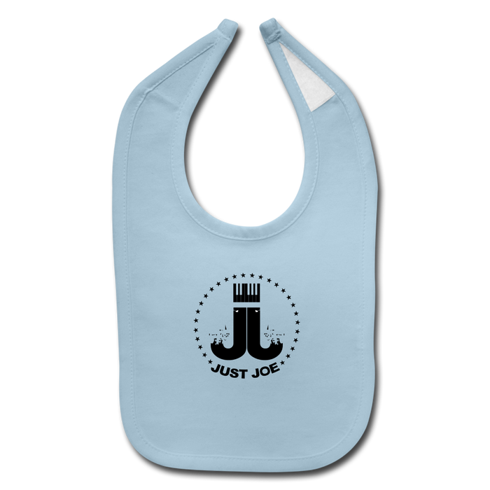 Just Joe Baby Bib - light blue