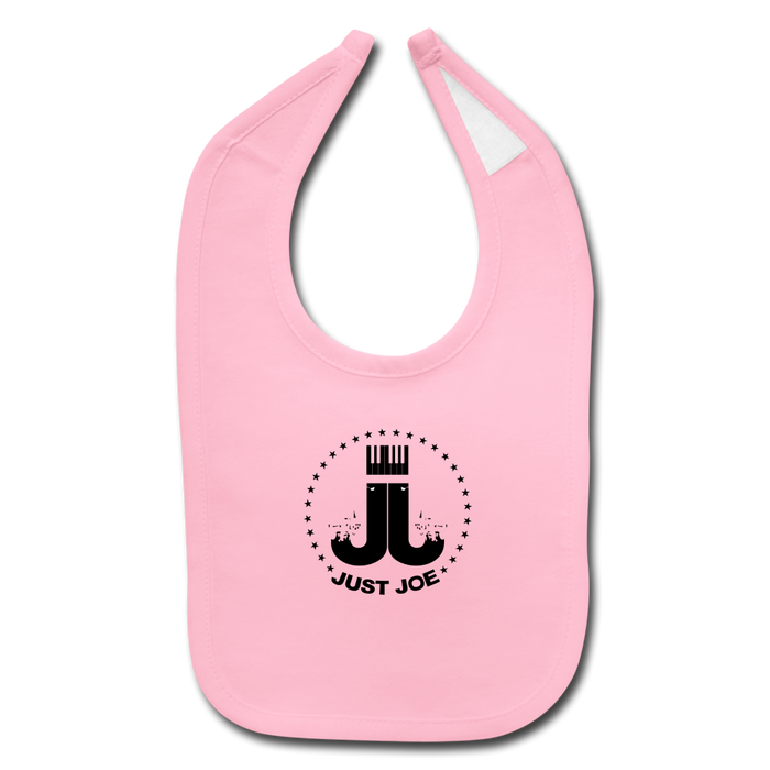 Just Joe Baby Bib - light pink
