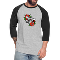 Just Joe Baseball T-Shirt (Tape Logo) - heather gray/black