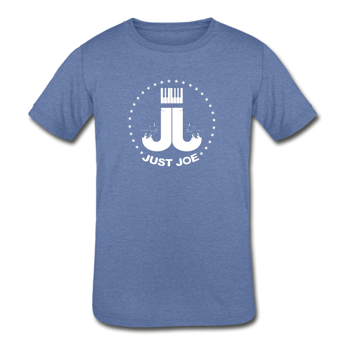 Just Joe Kids' Tri-Blend T-Shirt - heather Blue