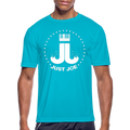 Just Joe Men’s Moisture Wicking Performance T-Shirt - turquoise