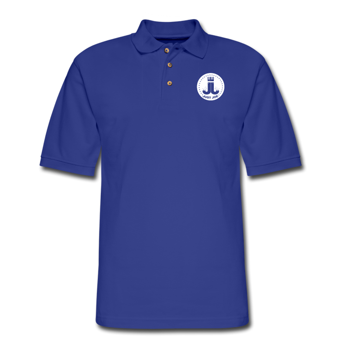 Just Joe Men's Pique Polo Shirt - royal blue