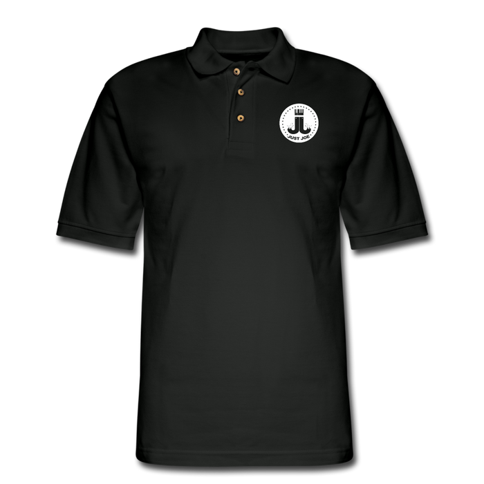 Just Joe Men's Pique Polo Shirt - black