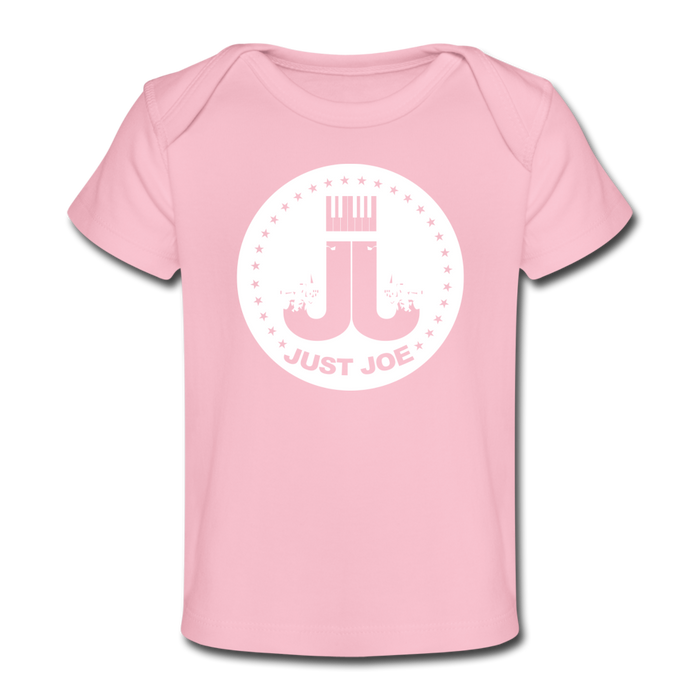 Just Joe Organic Baby T-Shirt - light pink