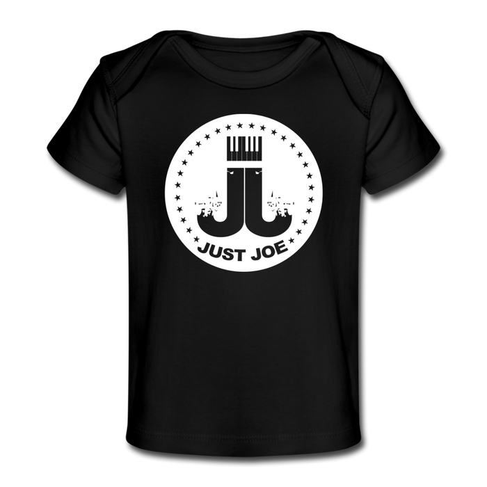 Just Joe Organic Baby T-Shirt - black