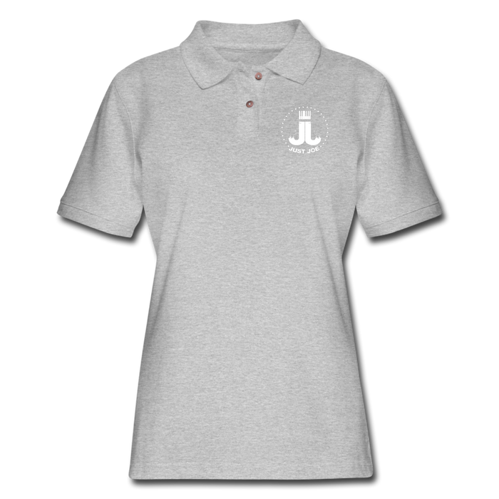Just Joe Pique Polo Shirt - heather gray