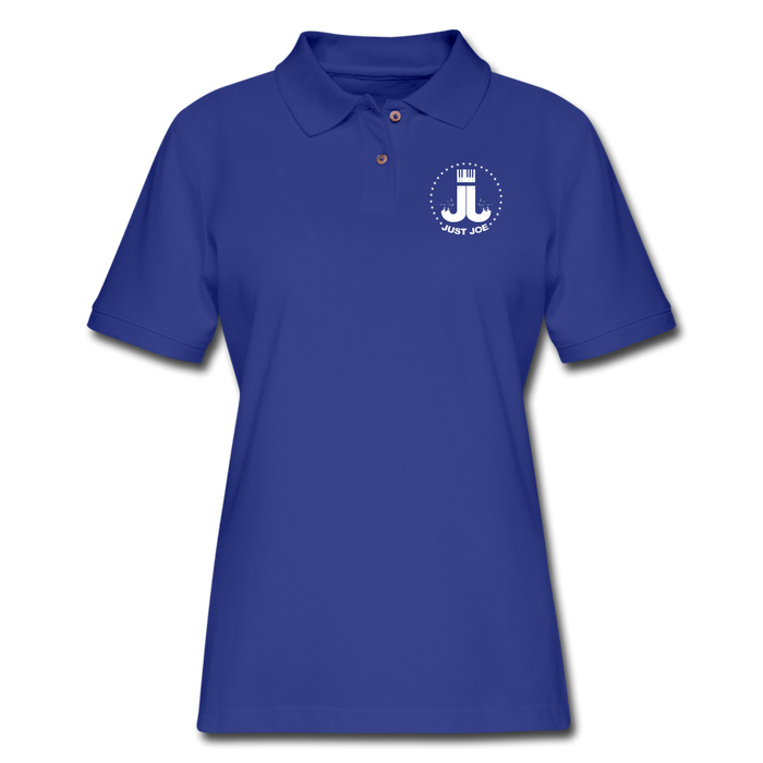 Just Joe Pique Polo Shirt - royal blue