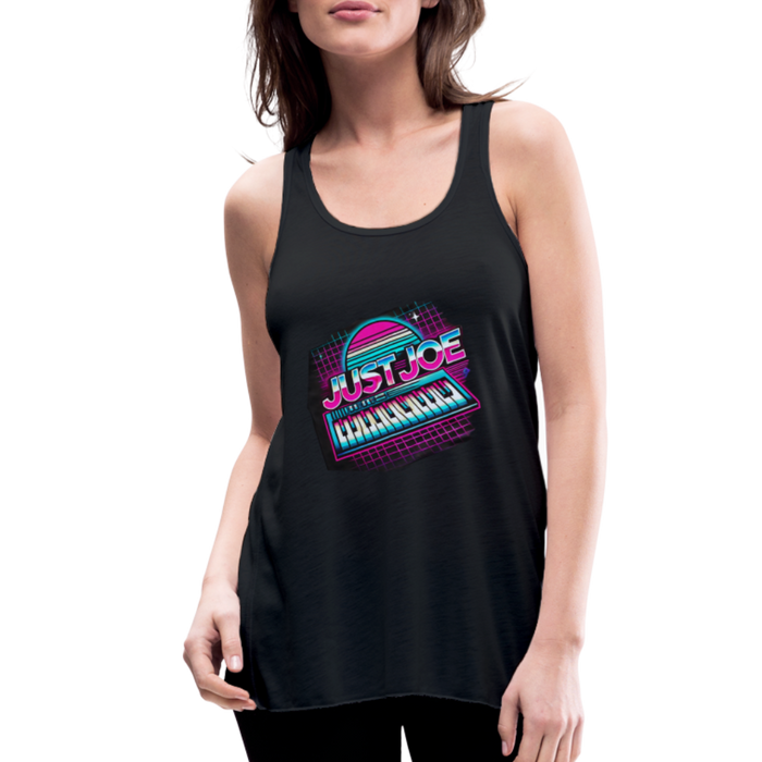 Women's Flowy Tank Top by Bella (Just Joe Retro) - black