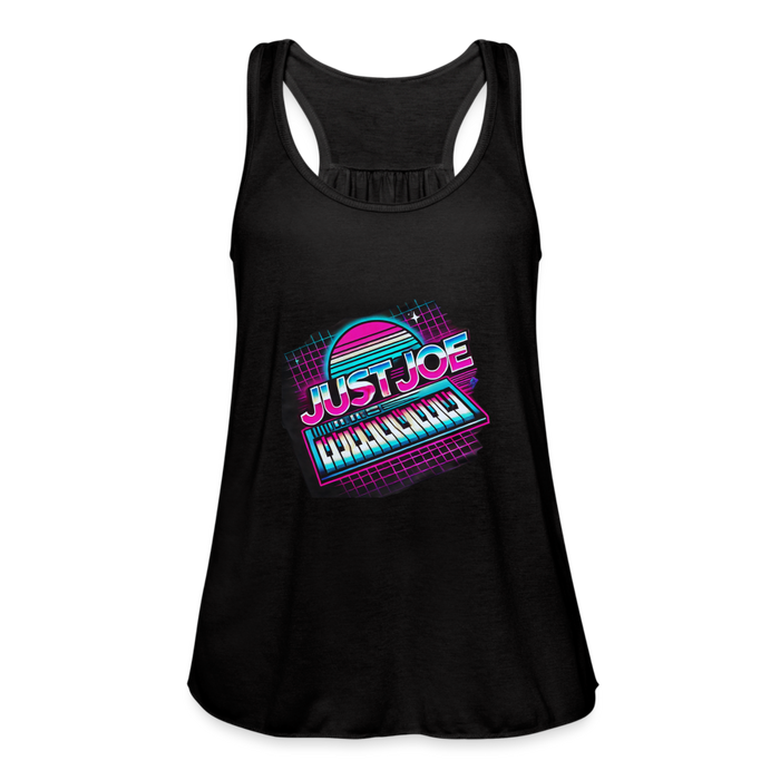 Women's Flowy Tank Top by Bella (Just Joe Retro) - black