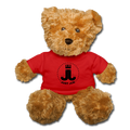 Just Joe Teddy Bear - red