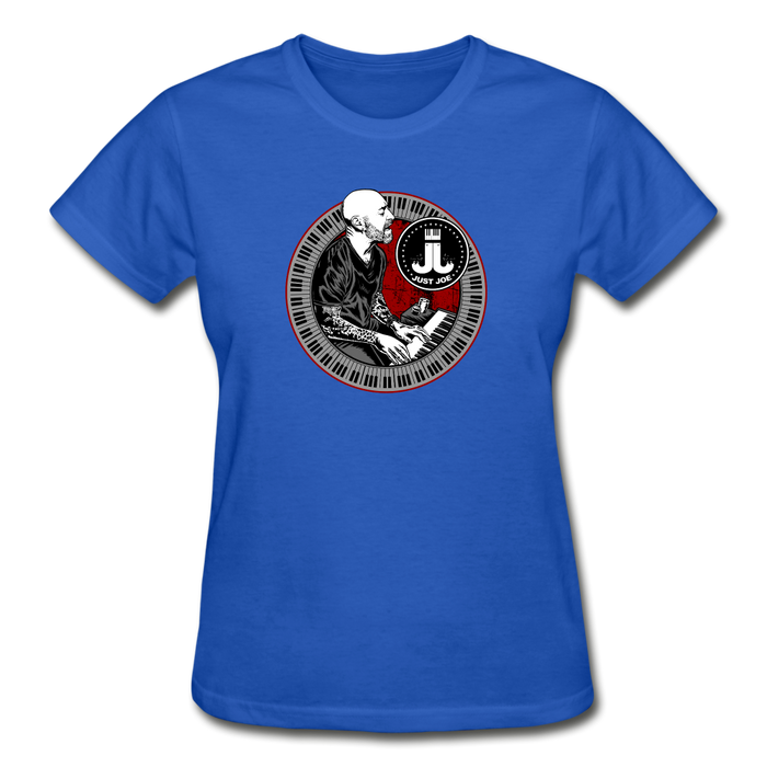 Just Joe Tour Gildan Ultra Cotton Ladies T-Shirt - royal blue