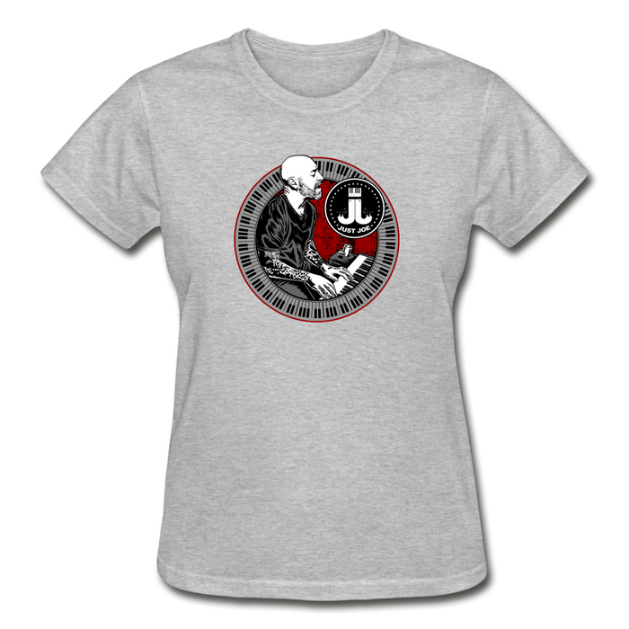 Just Joe Tour Gildan Ultra Cotton Ladies T-Shirt - heather gray