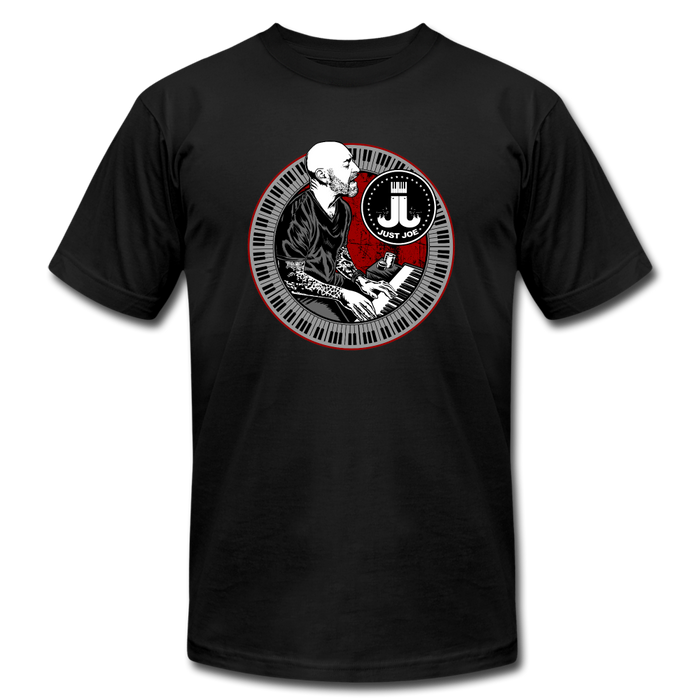 Just Joe Unisex Jersey Tour T-Shirt by Bella + Canvas - black