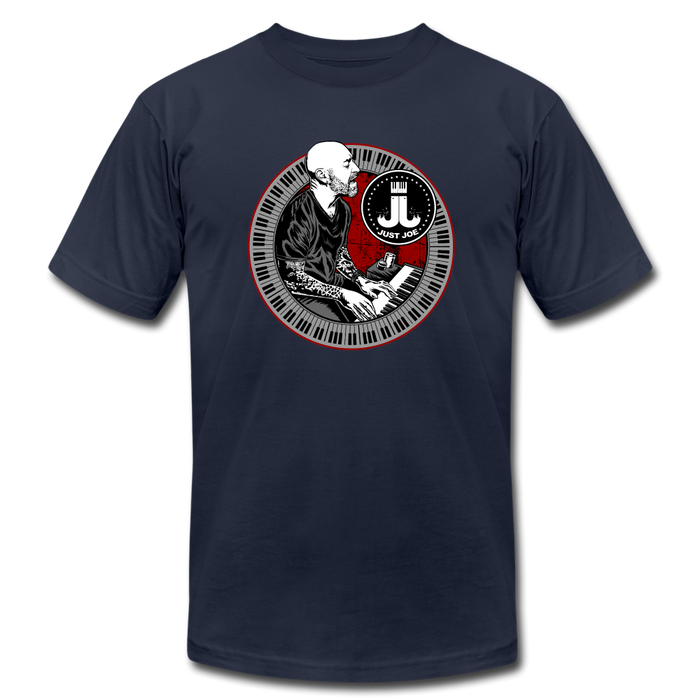 Just Joe Unisex Jersey Tour T-Shirt by Bella + Canvas - navy