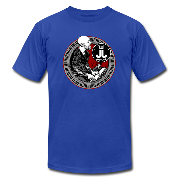 Just Joe Unisex Jersey Tour T-Shirt by Bella + Canvas - royal blue