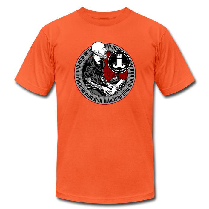 Just Joe Unisex Jersey Tour T-Shirt by Bella + Canvas - orange