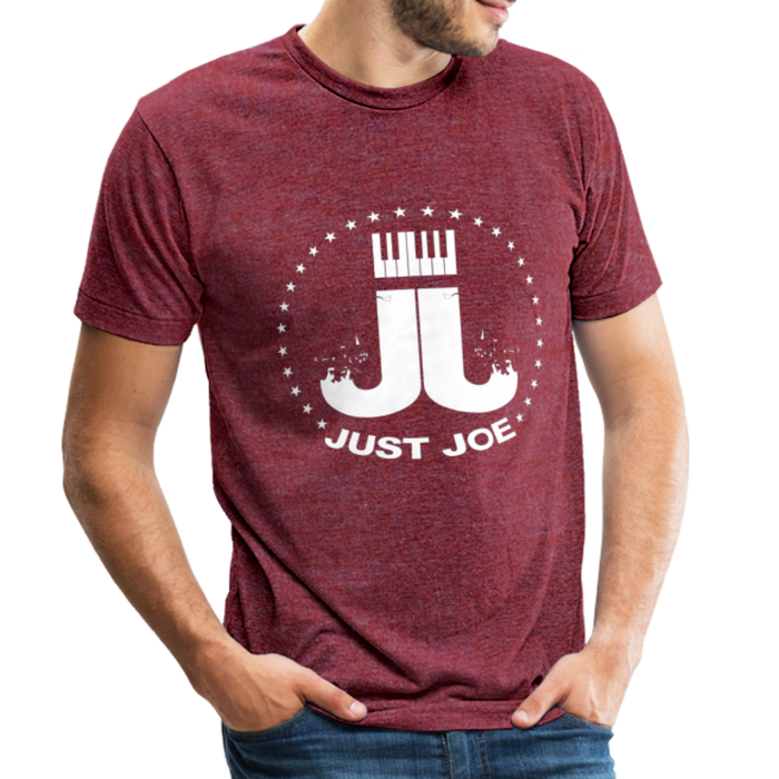 Just Joe Unisex Tri-Blend T-Shirt - heather cranberry