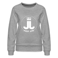 Just Joe Women's Cropped Hoodie - heather grey