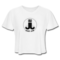 Just Joe Women's Cropped T-Shirt - white
