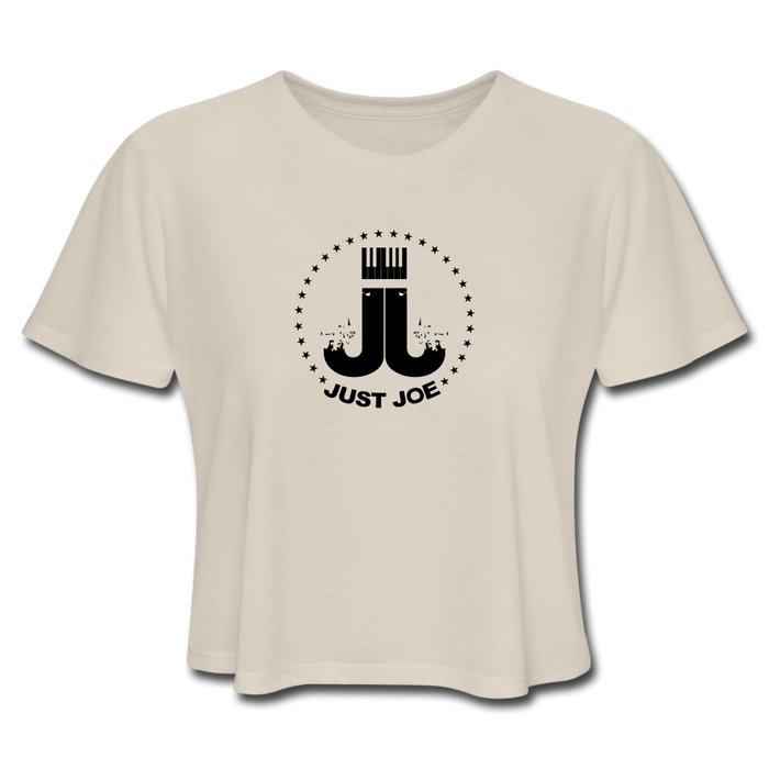 Just Joe Women's Cropped T-Shirt - dust