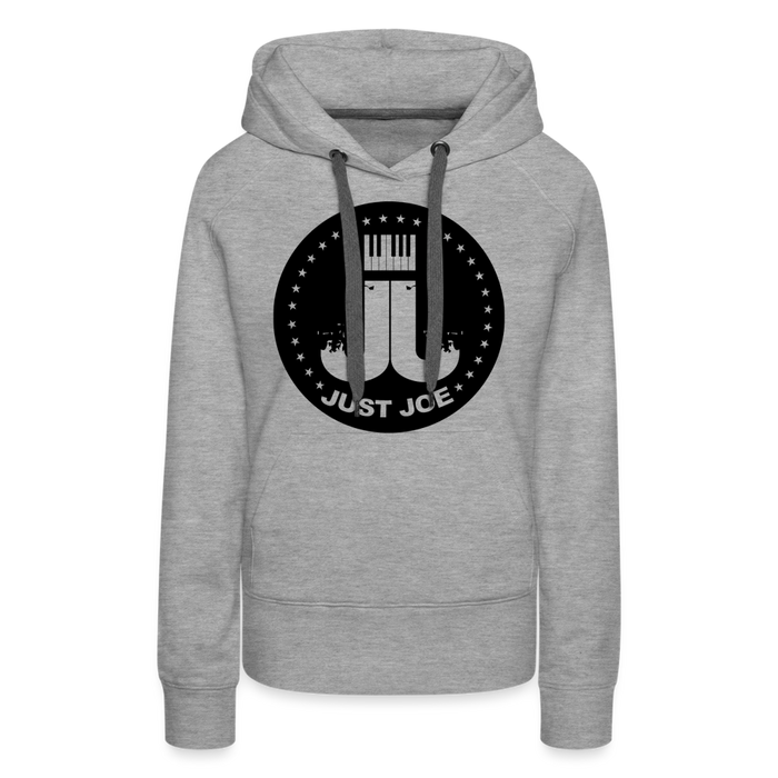 Just Joe Women’s Premium Hoodie - heather grey