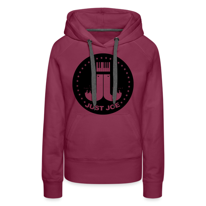 Just Joe Women’s Premium Hoodie - burgundy