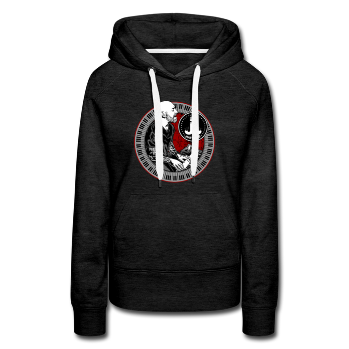 Just Joe Women’s Premium Tour Hoodie - charcoal grey