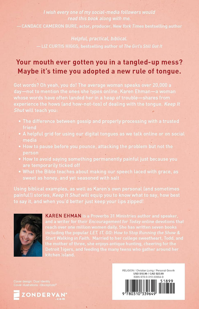 Keep It Shut: What to Say, How to Say It, and When to Say Nothing at All (Updated & Expanded, Including a Bonus 10-Day Devotional)