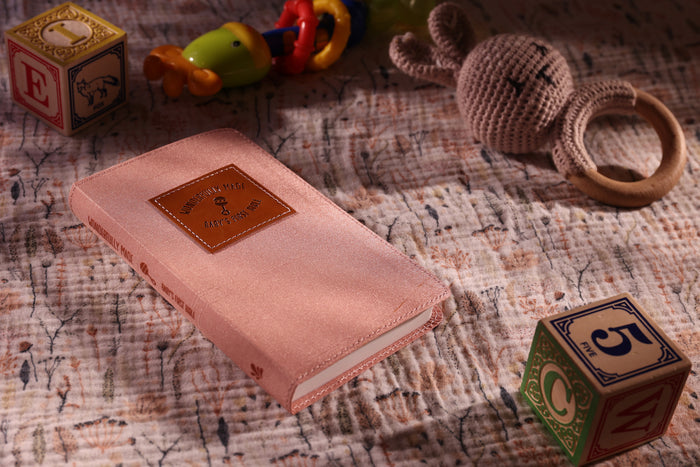KJV, Wonderfully Made New Testament & Psalms: Baby Girl's First Bible, Flexcover, Pink