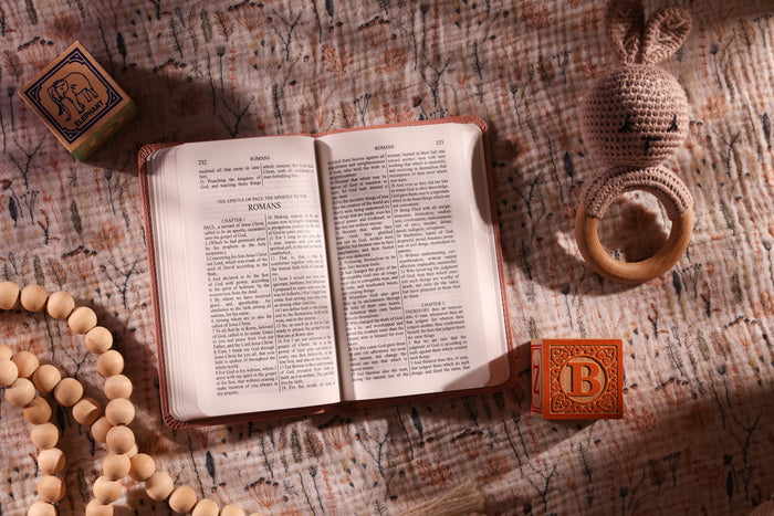 KJV, Wonderfully Made New Testament & Psalms: Baby Girl's First Bible, Flexcover, Pink