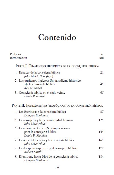 La consejería: Cómo aconsejar bíblicamente