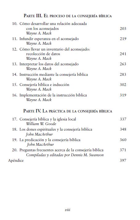 La consejería: Cómo aconsejar bíblicamente