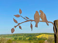 Large Love Birds Fence Topper