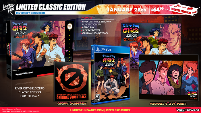 Limited Run #444: River City Girls Zero Classic Edition (PS4)