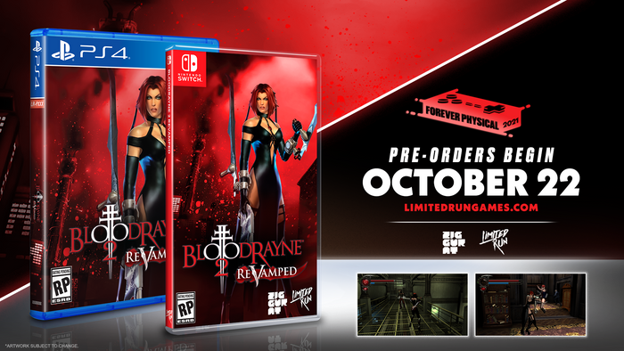 Limited Run: Bloodrayne 2: Revamped (Switch #127, PS4 #433, PS5 #016)