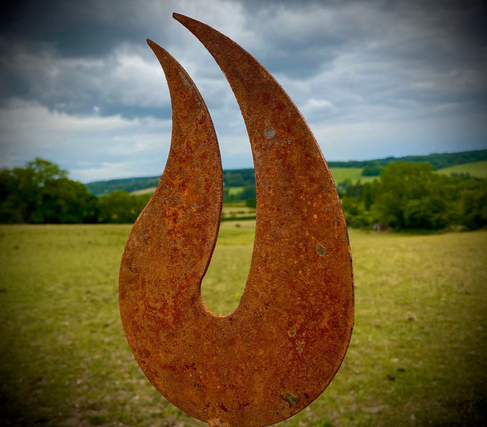 Medium Flame Abstract Sculpture