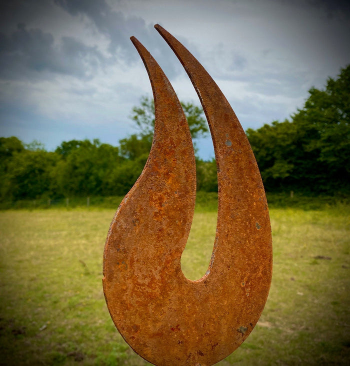 Medium Flame Abstract Sculpture