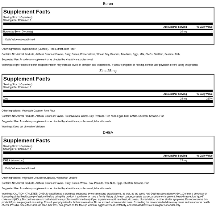 PlexusDx Men's Hormone Support Supplement Pack box with personalized daily dose pouches