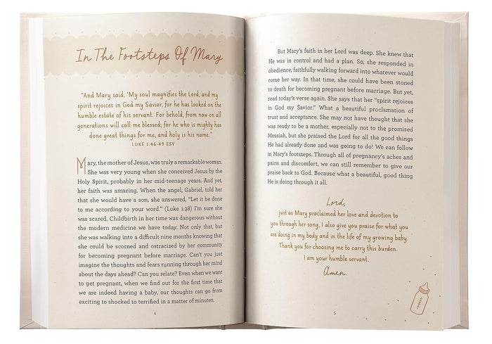 Miracle in the Making: The Devotional for Expectant Moms (75 Daily Devotions for Pregnant Mothers) – The Perfect Christian Baby Shower Gift