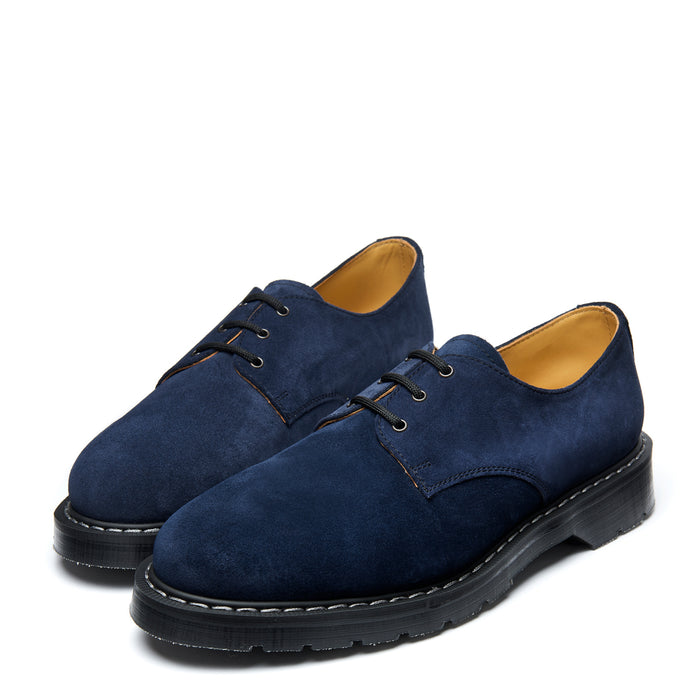 Navy Suede 3 Eye Gibson Shoe