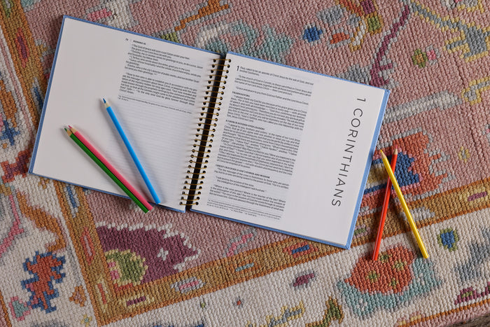 NIV, Spiral-bound Illustrating Bible: Acts – Ephesians, Leathersoft Spiral, Blue: Draw, Write, and Reflect Your Way Through Scripture