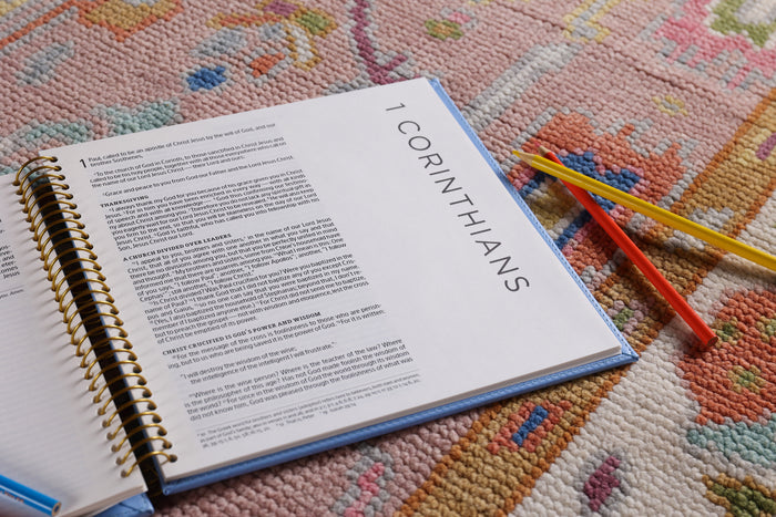 NIV, Spiral-bound Illustrating Bible: Acts – Ephesians, Leathersoft Spiral, Blue: Draw, Write, and Reflect Your Way Through Scripture