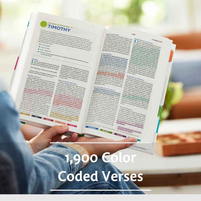 NKJV, Color Code Bible for Kids, Comfort Print