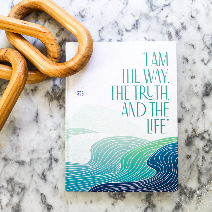 NKJV Scripture Journal, Hardcover, I Am the Way Truth Life