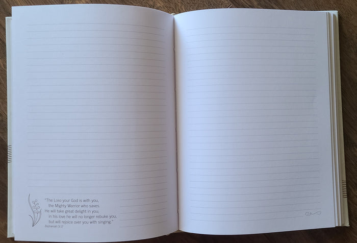 Philippians 4:13 Scripture Journal, Hardcover, Gray & Tan