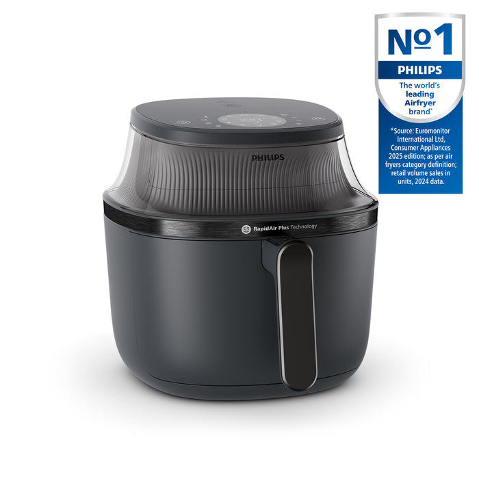 Philips 340 air fryer on a white background with Philips logo and 'No.1 Philips' badge.