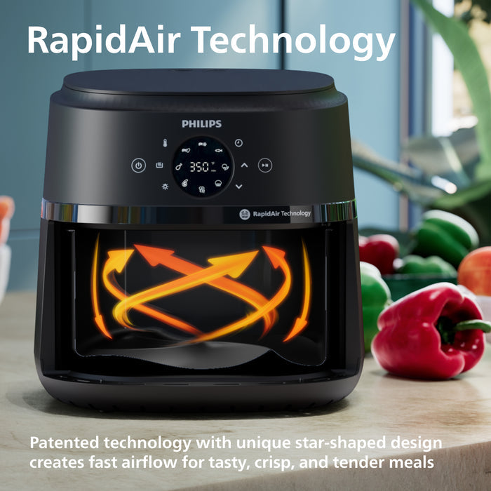 Philips air fryer with RapidAir Technology on a kitchen counter