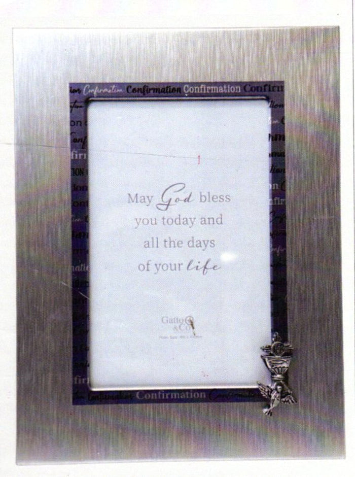 Photo Frame - Confirmation Burnished Pewter